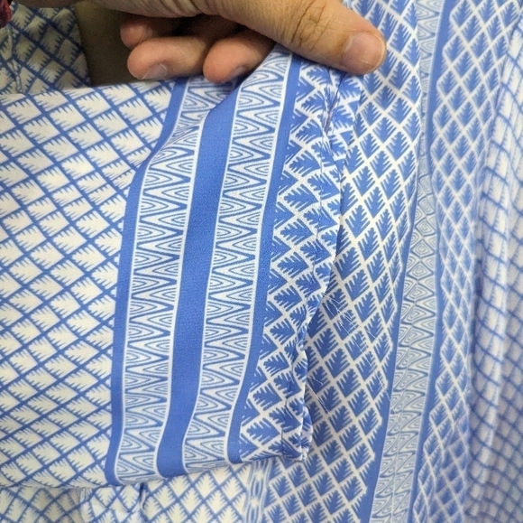 Norm Thompson Printed Tunic Popover Sz PM - Picture 7 of 13